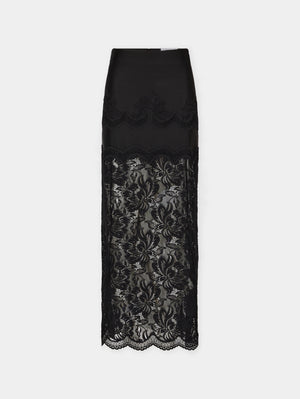 Lace midi skirt - 36
