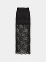 Lace midi skirt