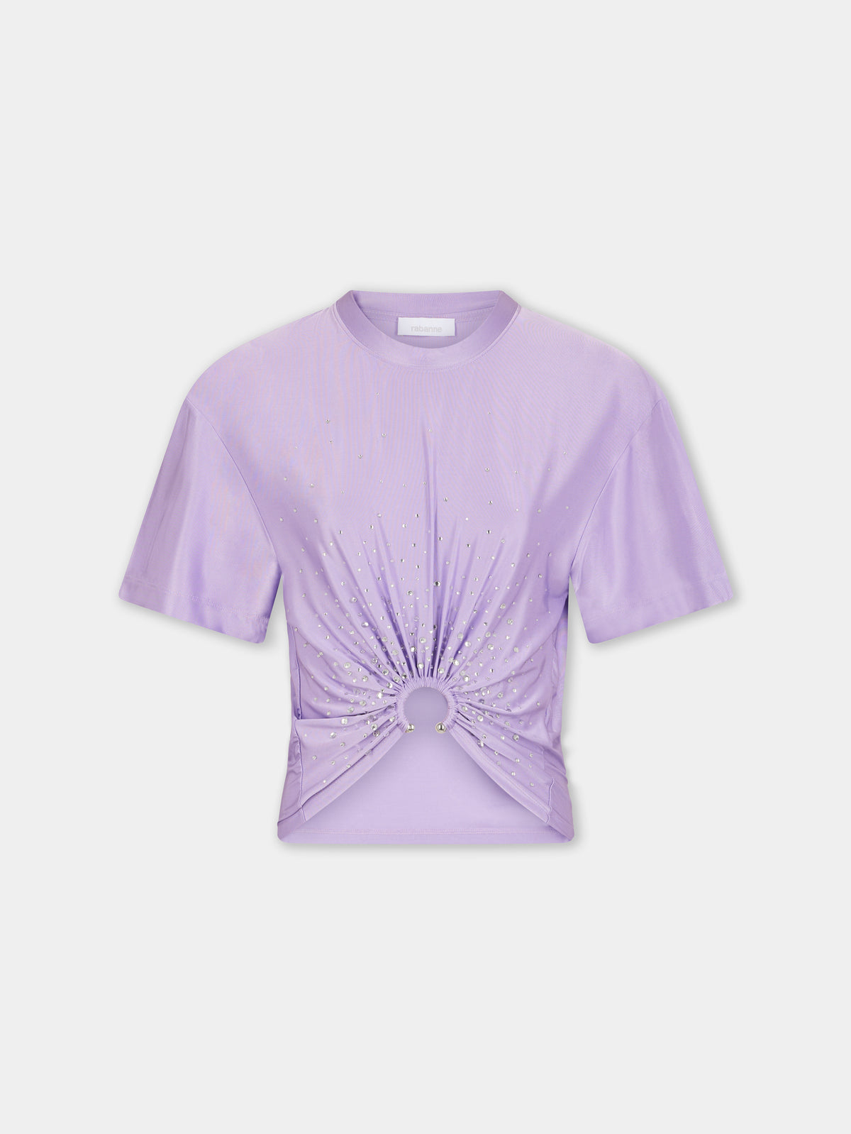 LAVENDER PIERCING TEE-SHIRT IN JERSEY position 1 - Image 1