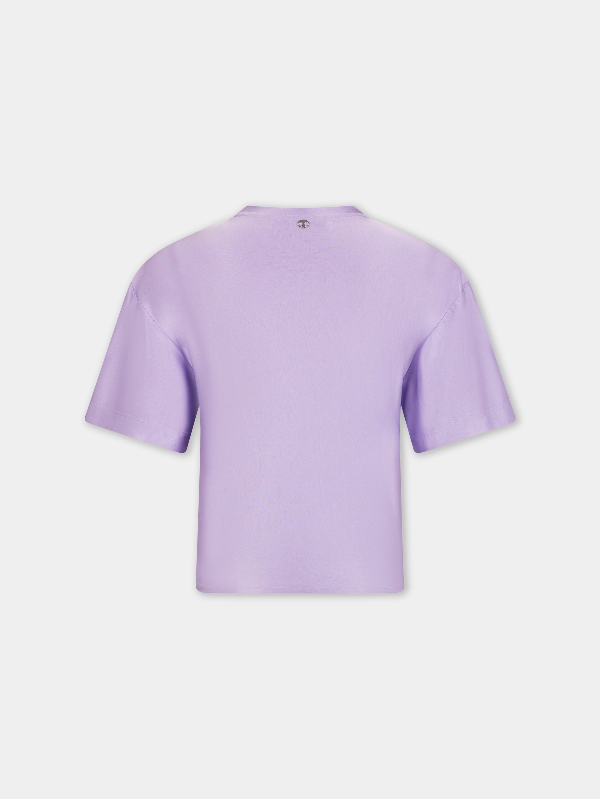 LAVENDER PIERCING TEE-SHIRT IN JERSEY