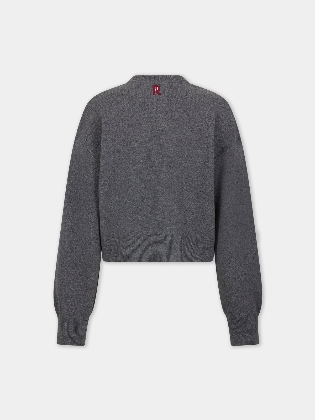 GREY CARDIGAN IN WOOL AND CASHMERE position 8