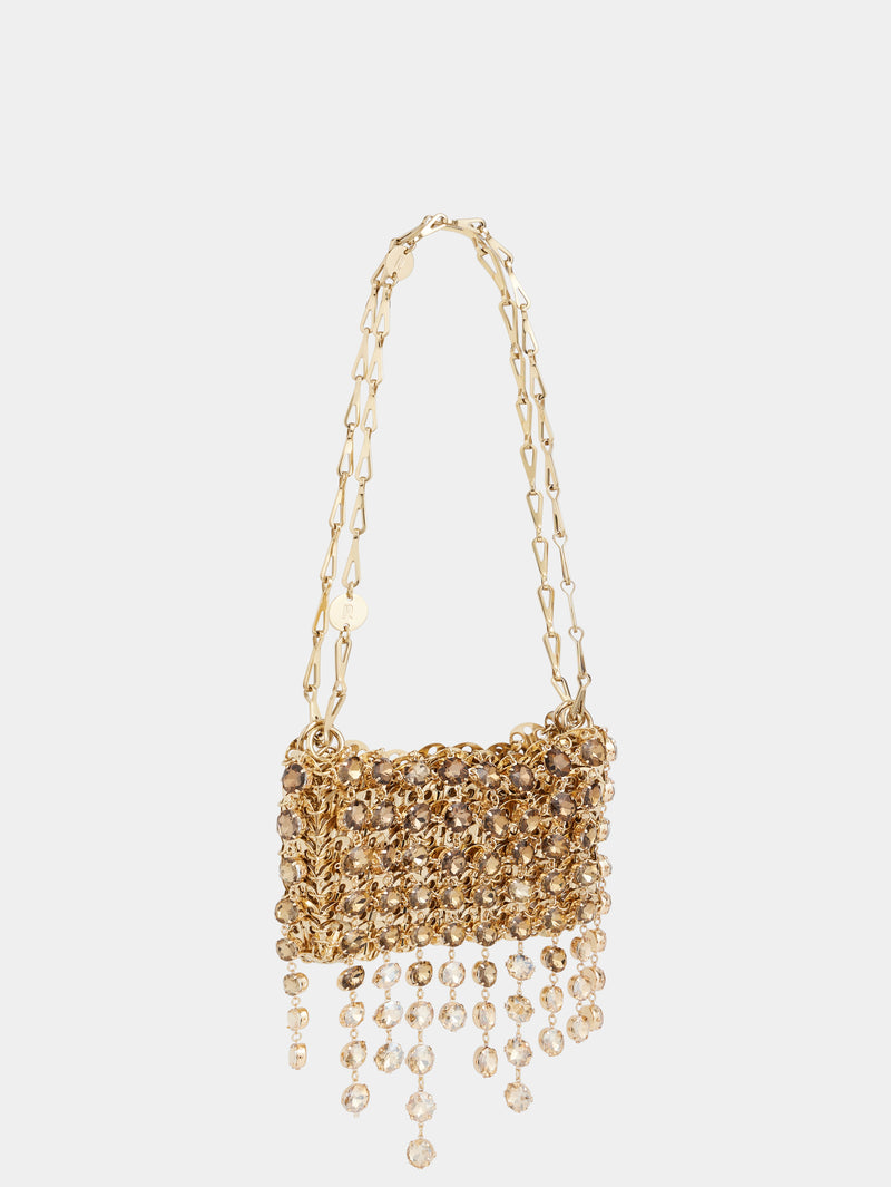 1969 GOLD NANO BAG STRASS