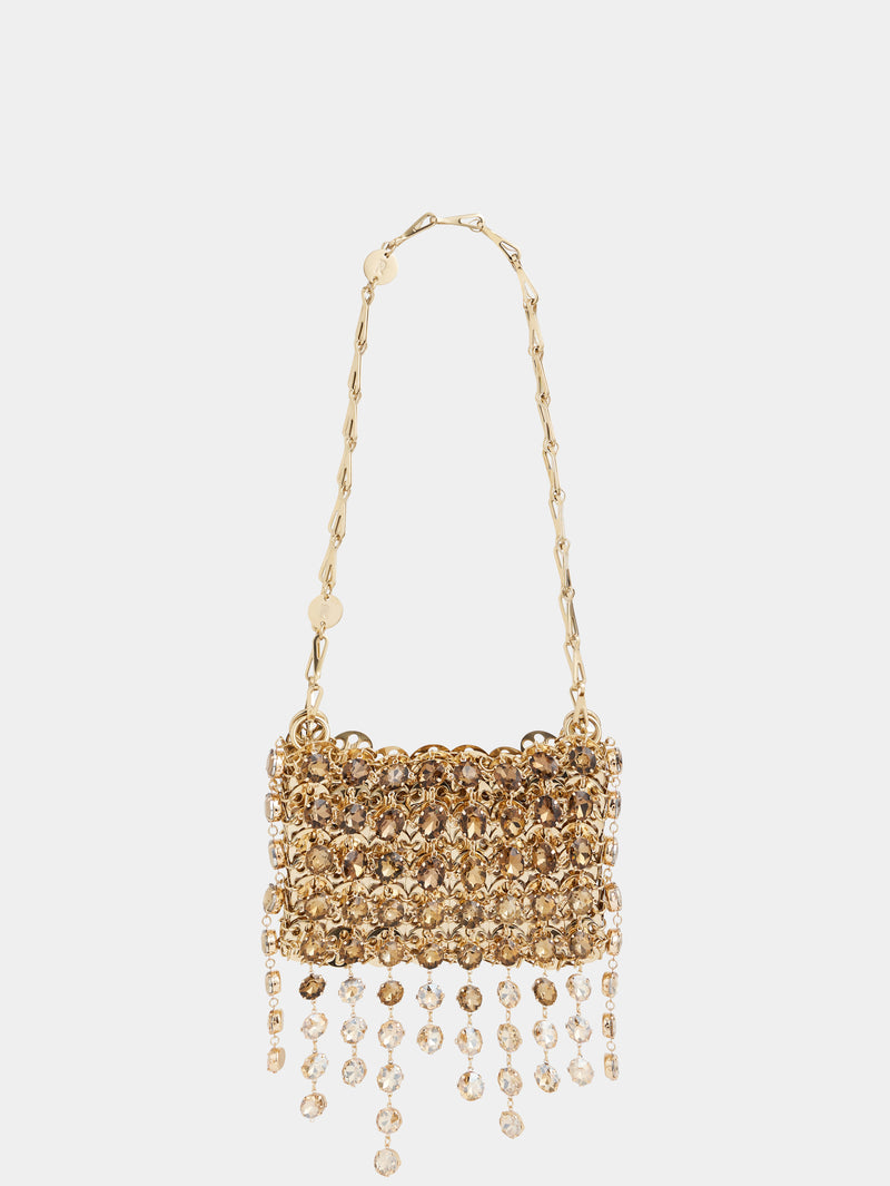 1969 GOLD NANO BAG STRASS