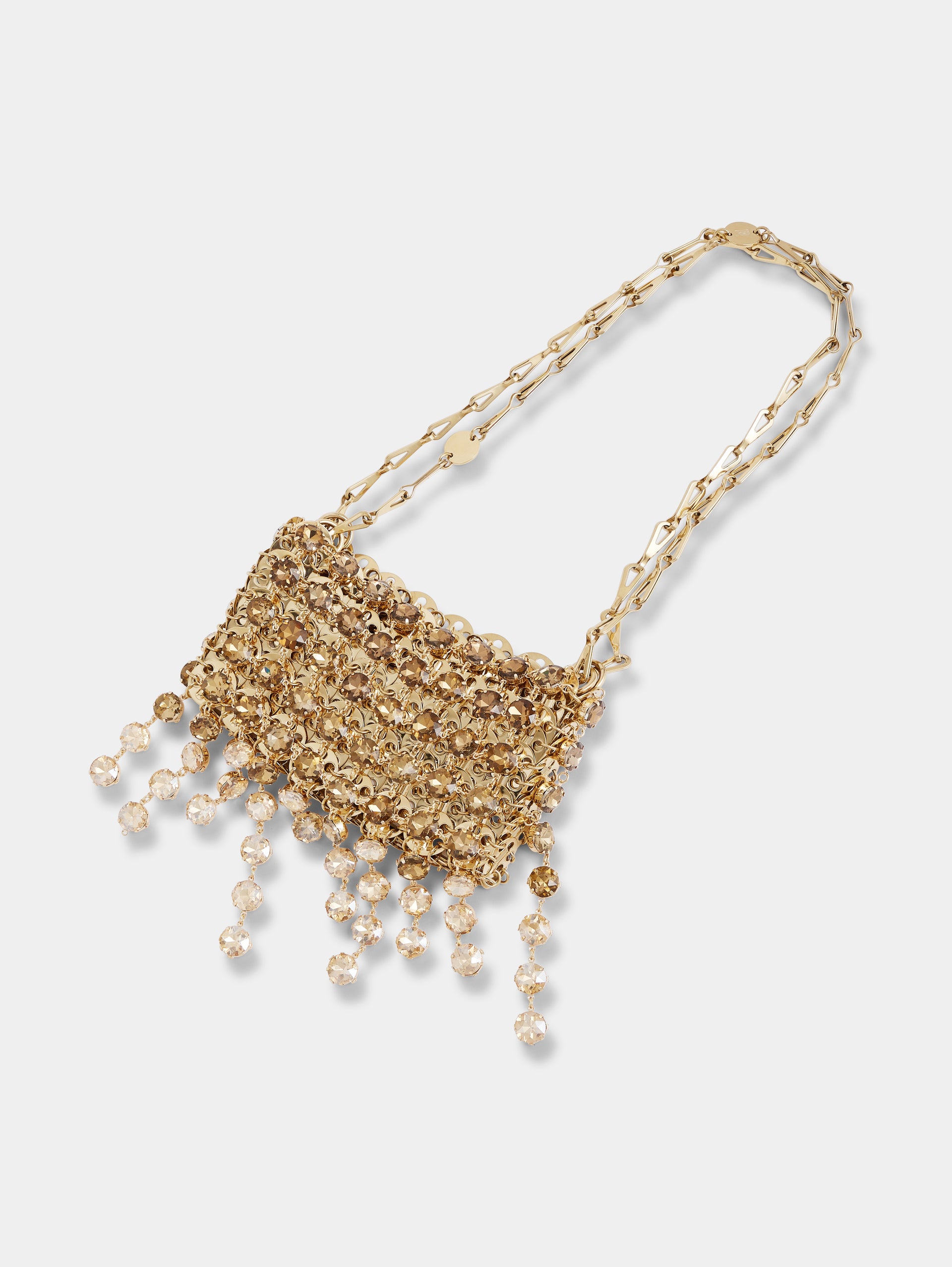 1969 GOLD NANO BAG STRASS