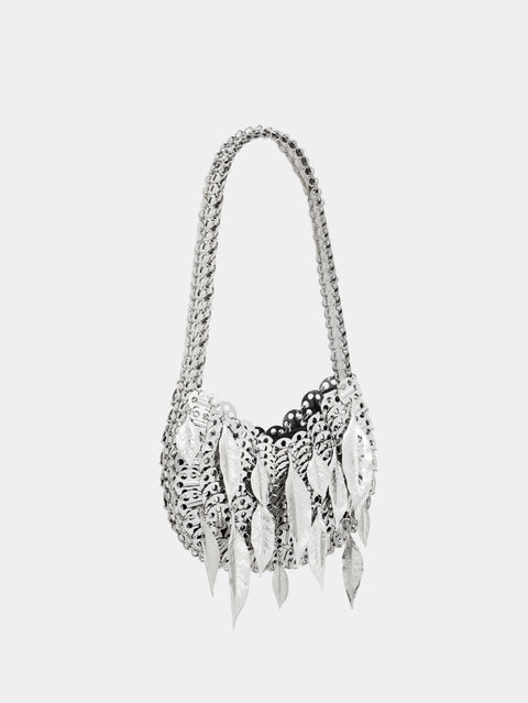 1969 SILVER MOON BAG METALLIC LEAVES