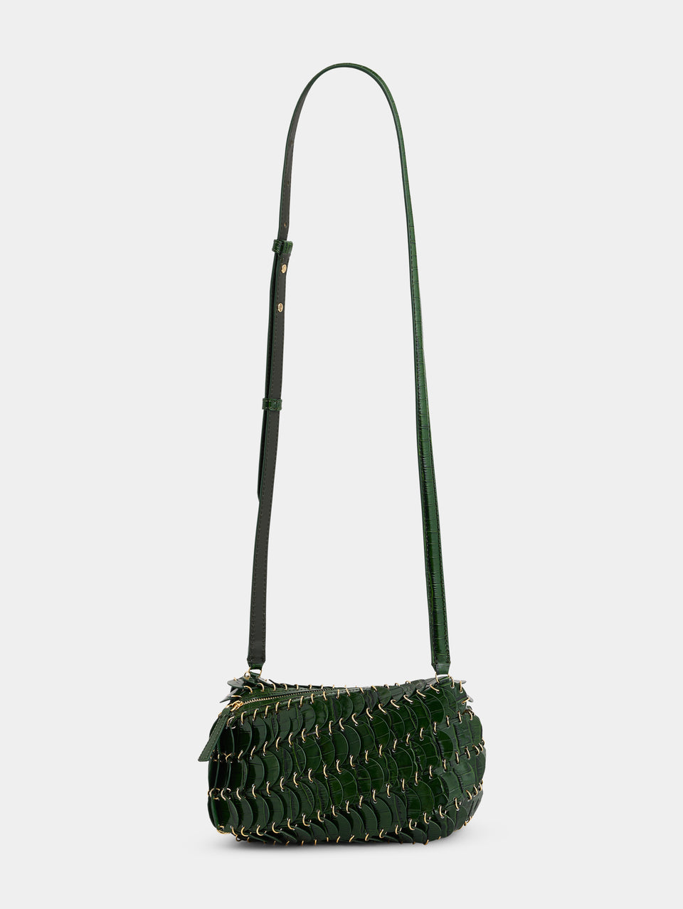 GREEN CROSSBODY PACO LEATHER BAG