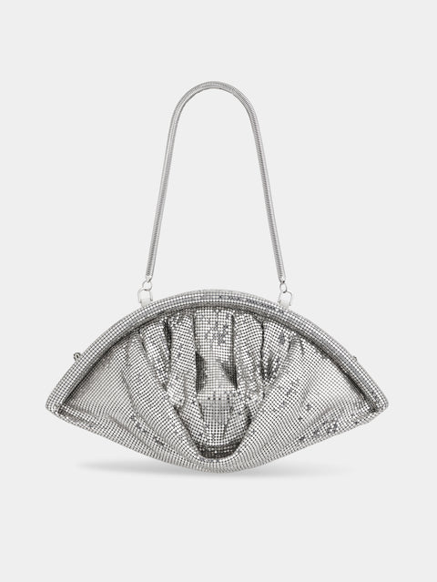 SILVER MESH NIGHT CLUTCH