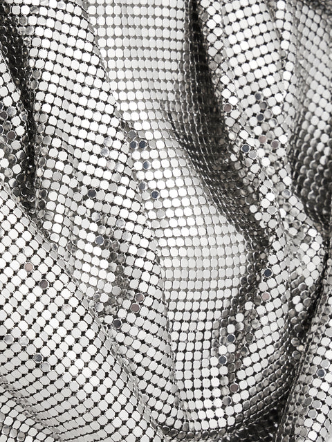 SILVER MESH NIGHT CLUTCH