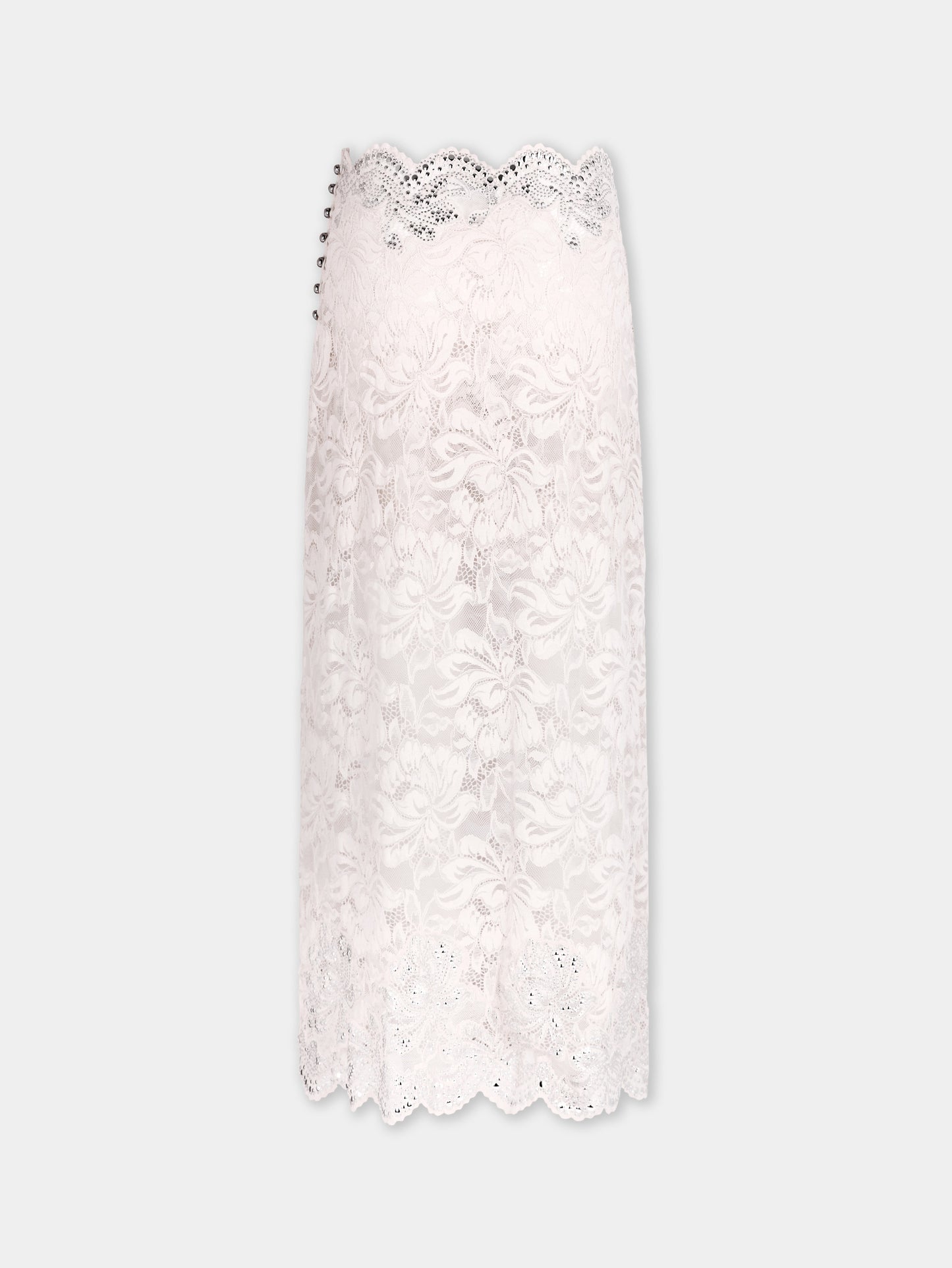 Midi skirt in lace