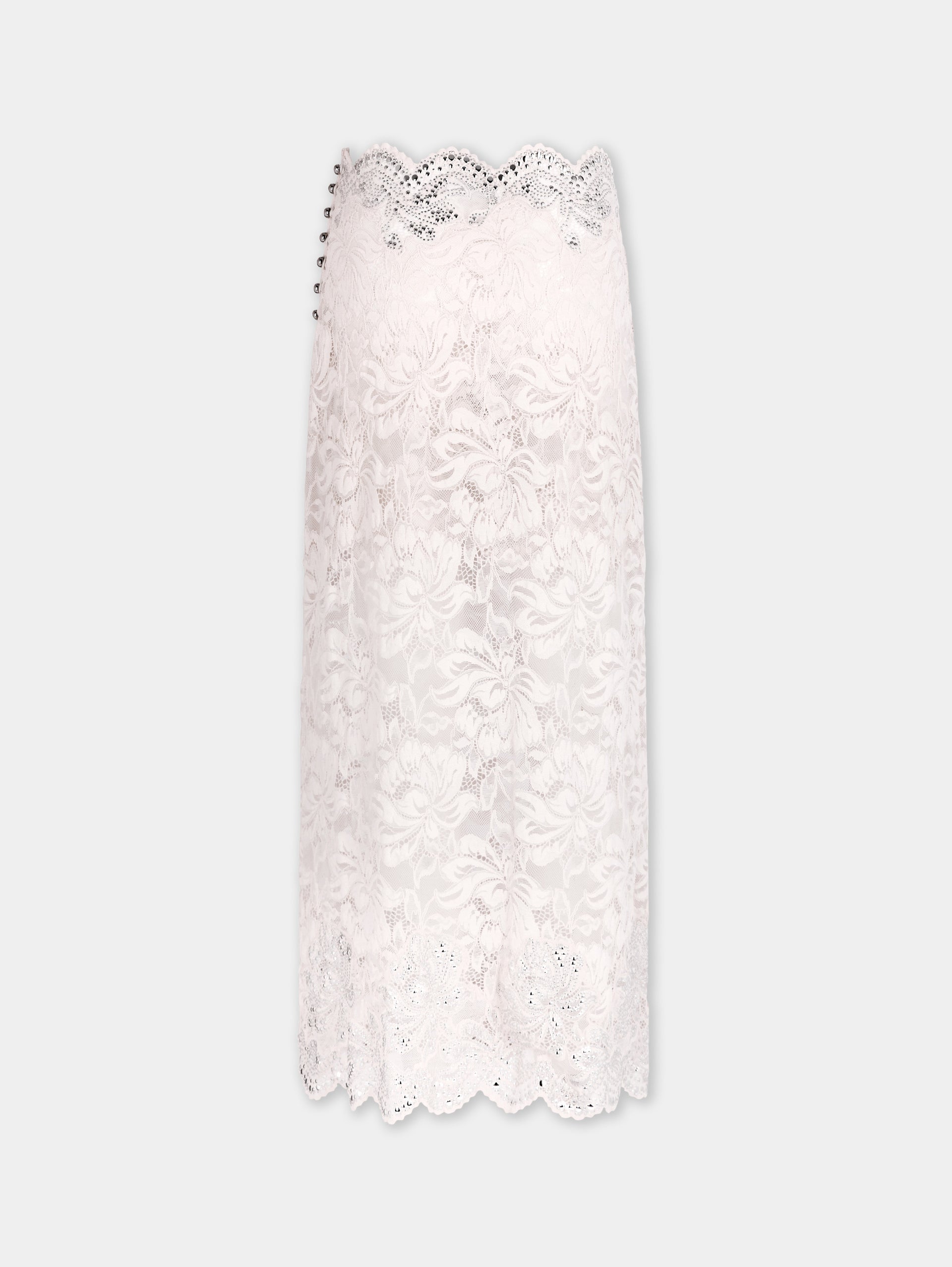 Midi skirt in lace
