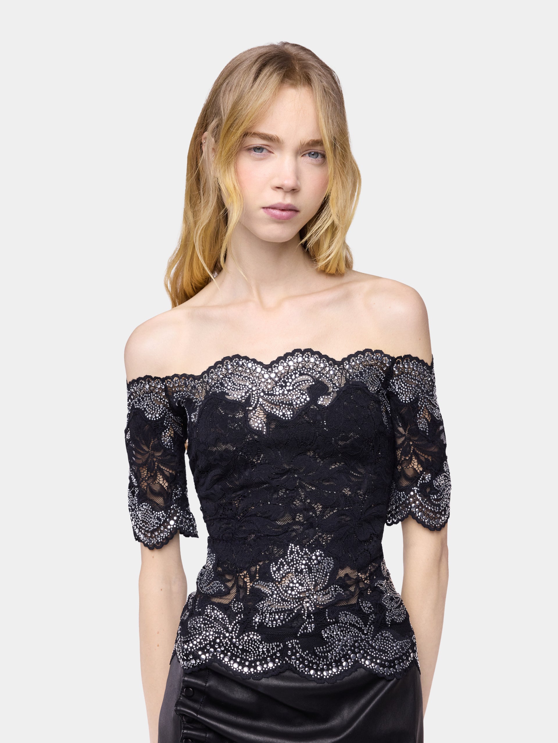 Top in lace