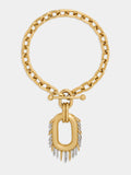Punk XL Link necklace in bicolor gold and silver