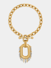 Collier Punk XL Link bicolore or et argent 