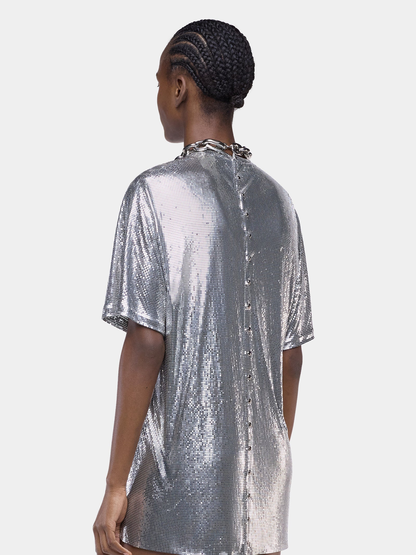Ohmori x Rabanne oversized top cat in mesh - Image 3