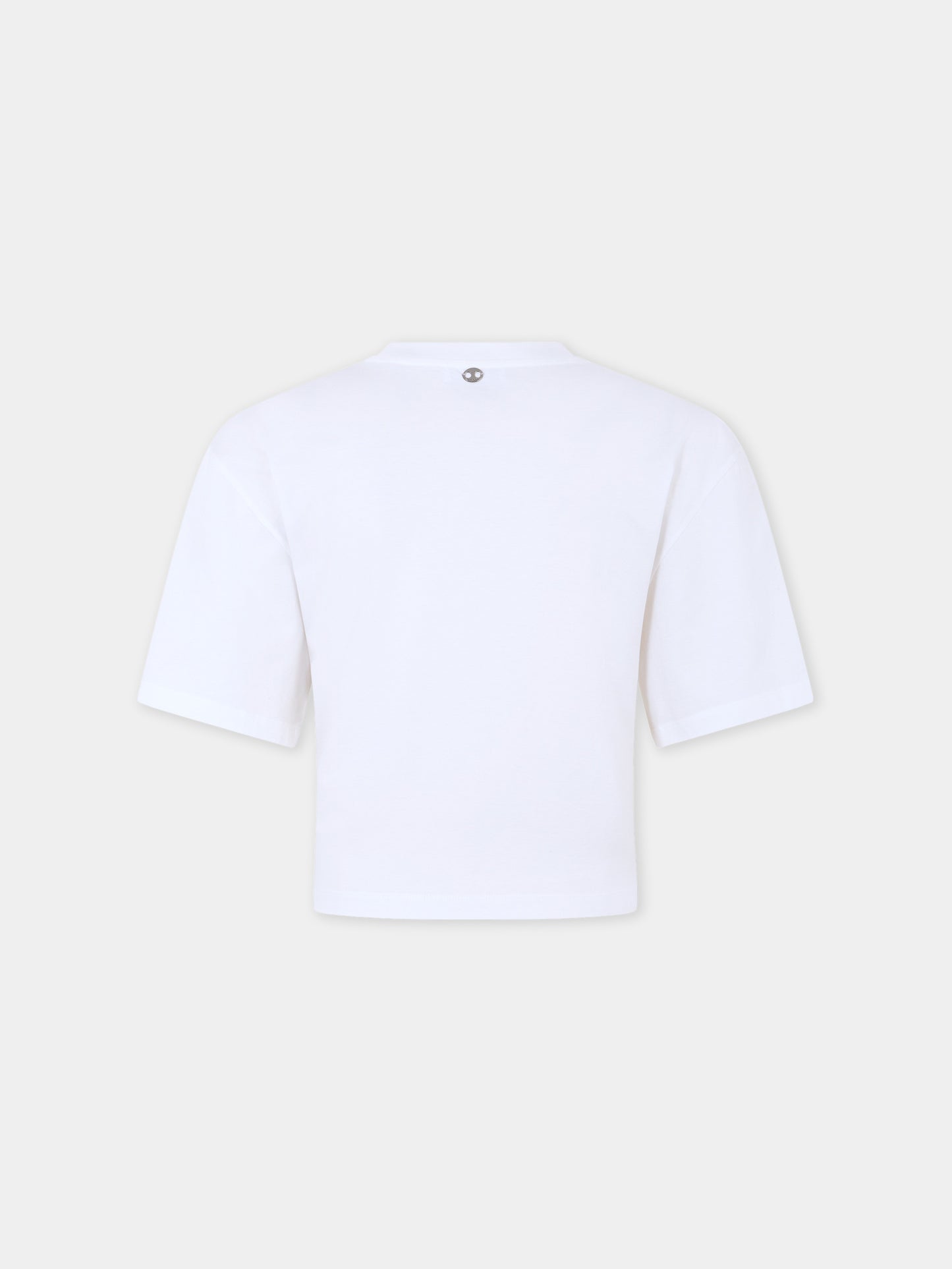 Ohmori x Rabanne cat print piercing t-shirt
