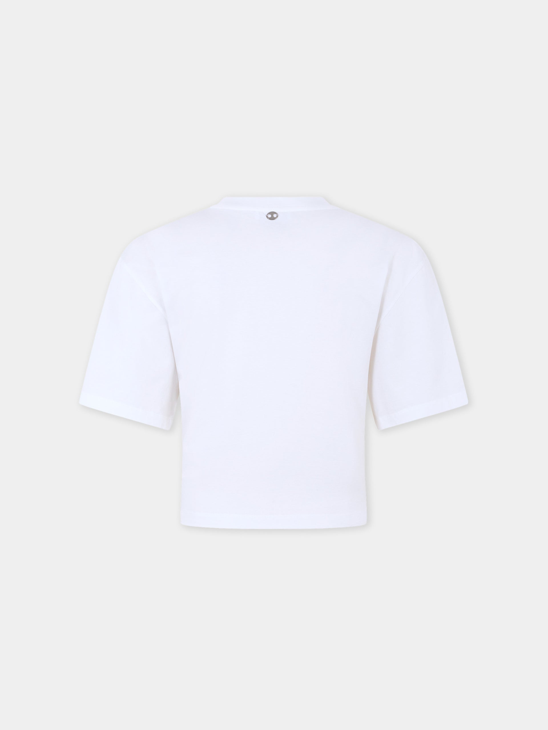 Ohmori x Rabanne cat print piercing t-shirt