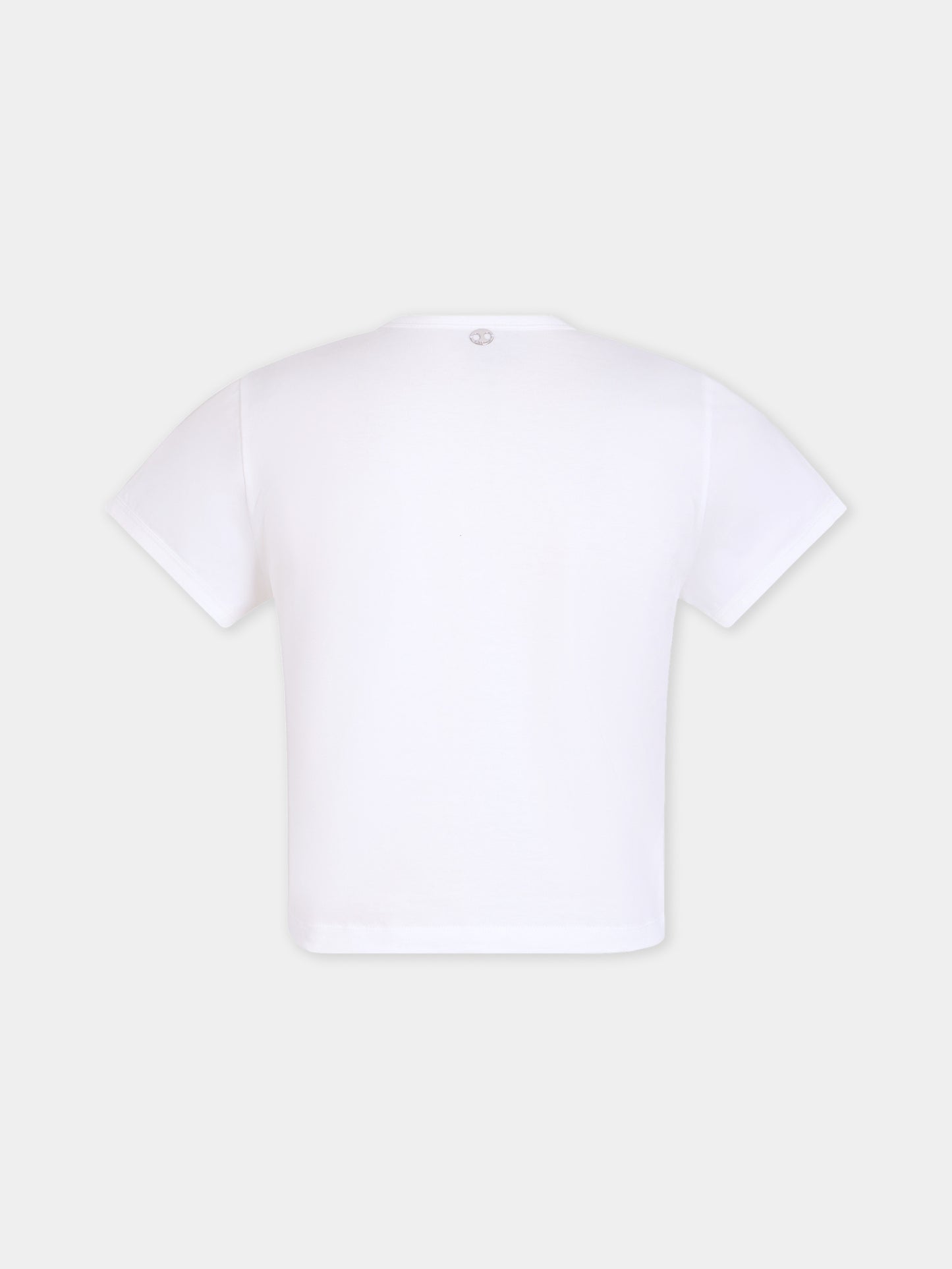 Paco printed t-shirt in white cotton