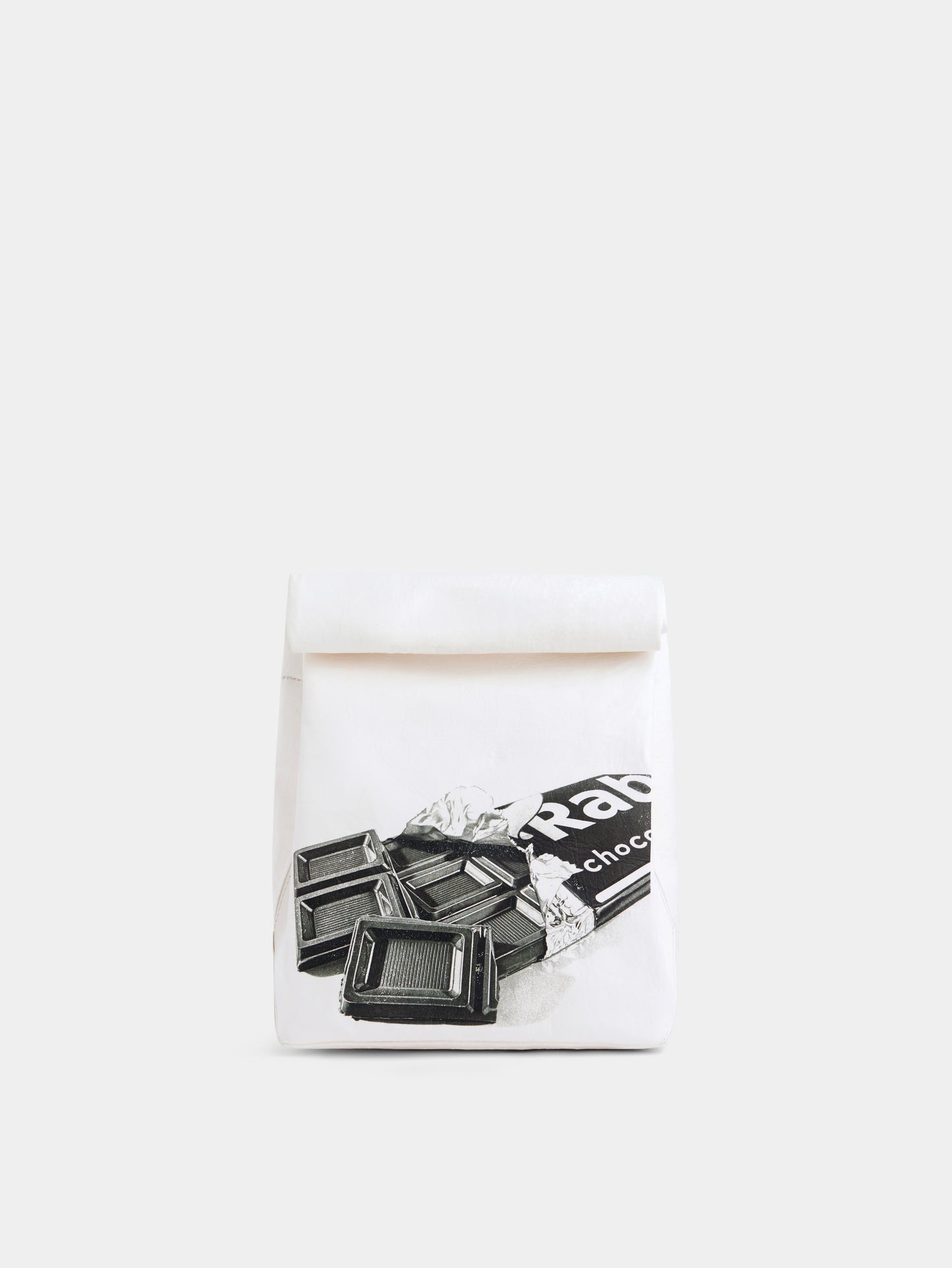 Ohmori x Rabanne pouch in ivory printed leather