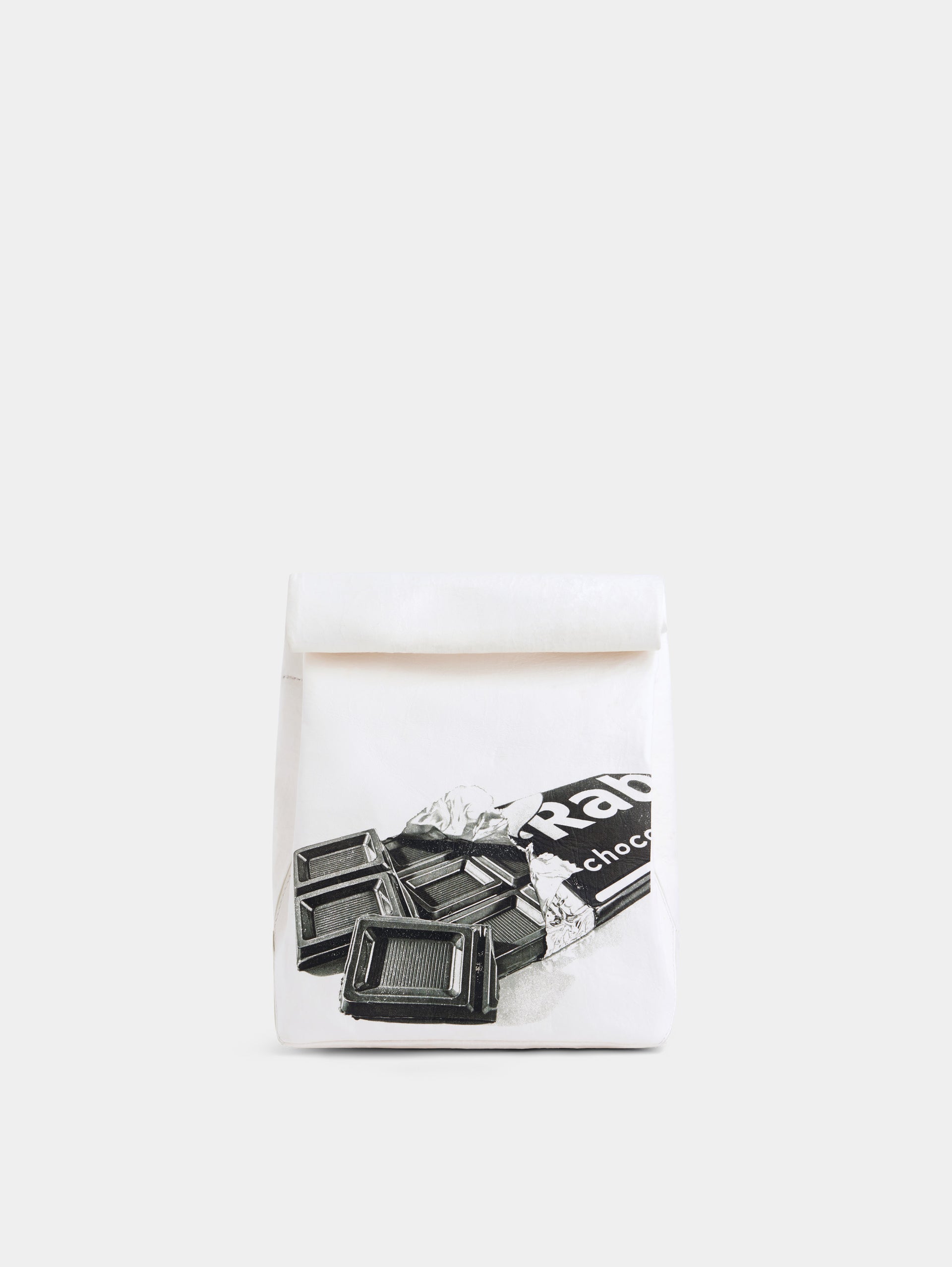 Ohmori x Rabanne pouch in ivory printed leather
