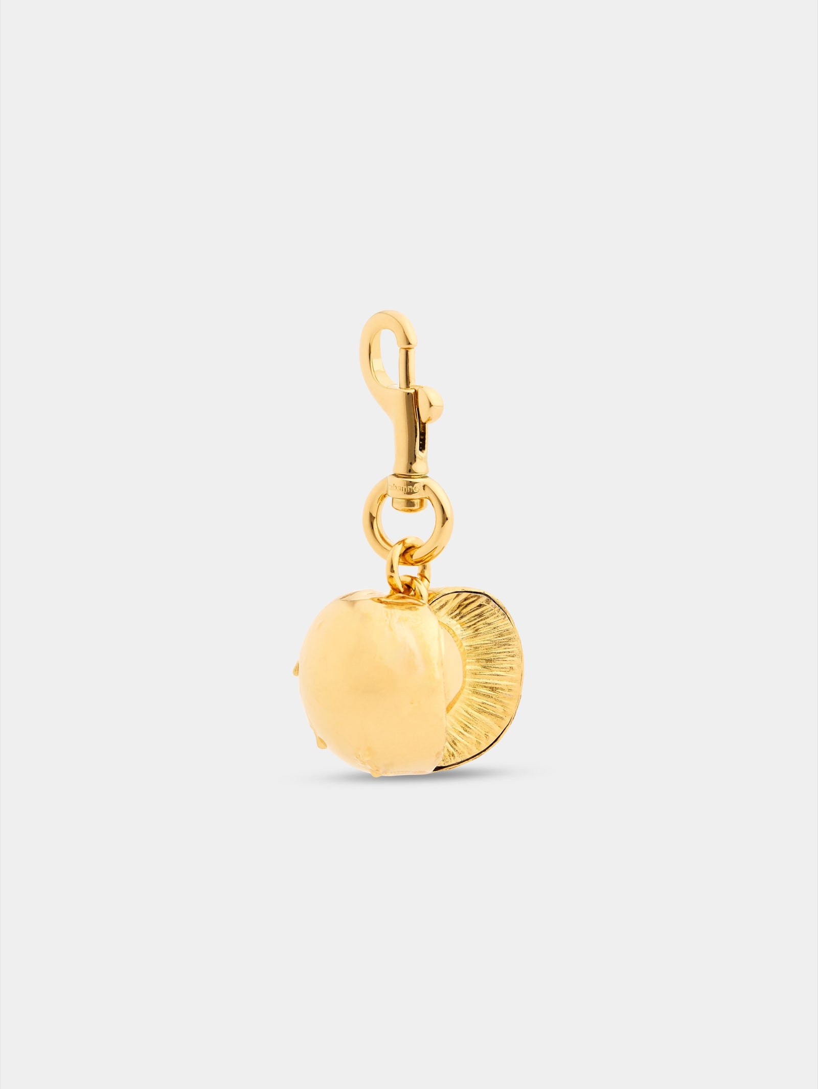 Peach gold charm packshot side view 3 - Image 3