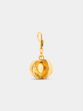 Peach gold charm