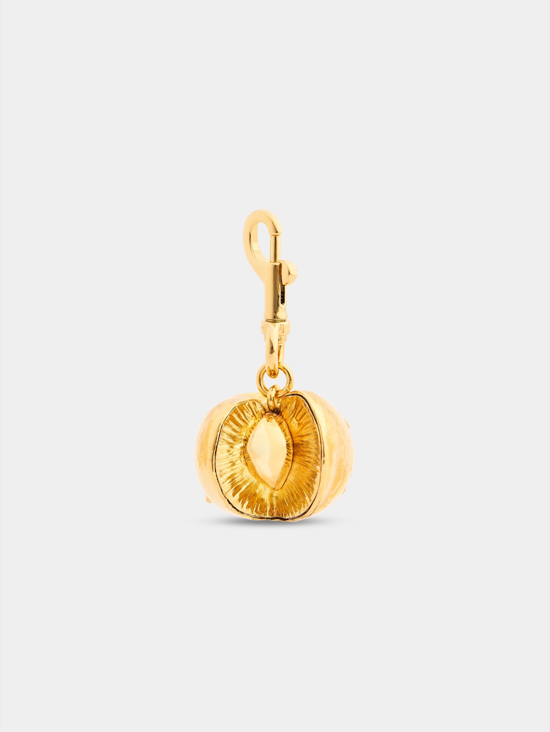 Peach gold charm