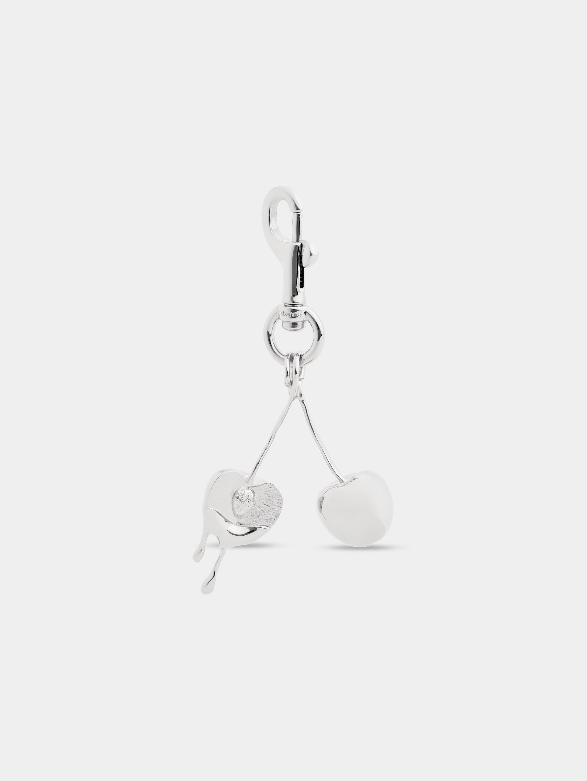 Cherry silver charm