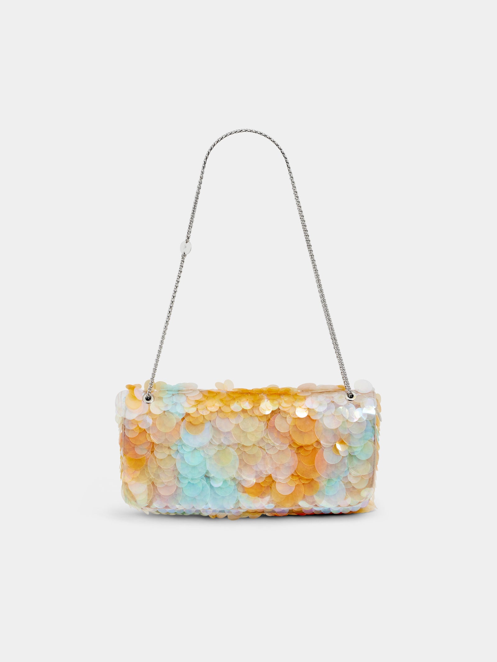 Sparkle baguette bag with multicolor sequins embroidery - Image 1