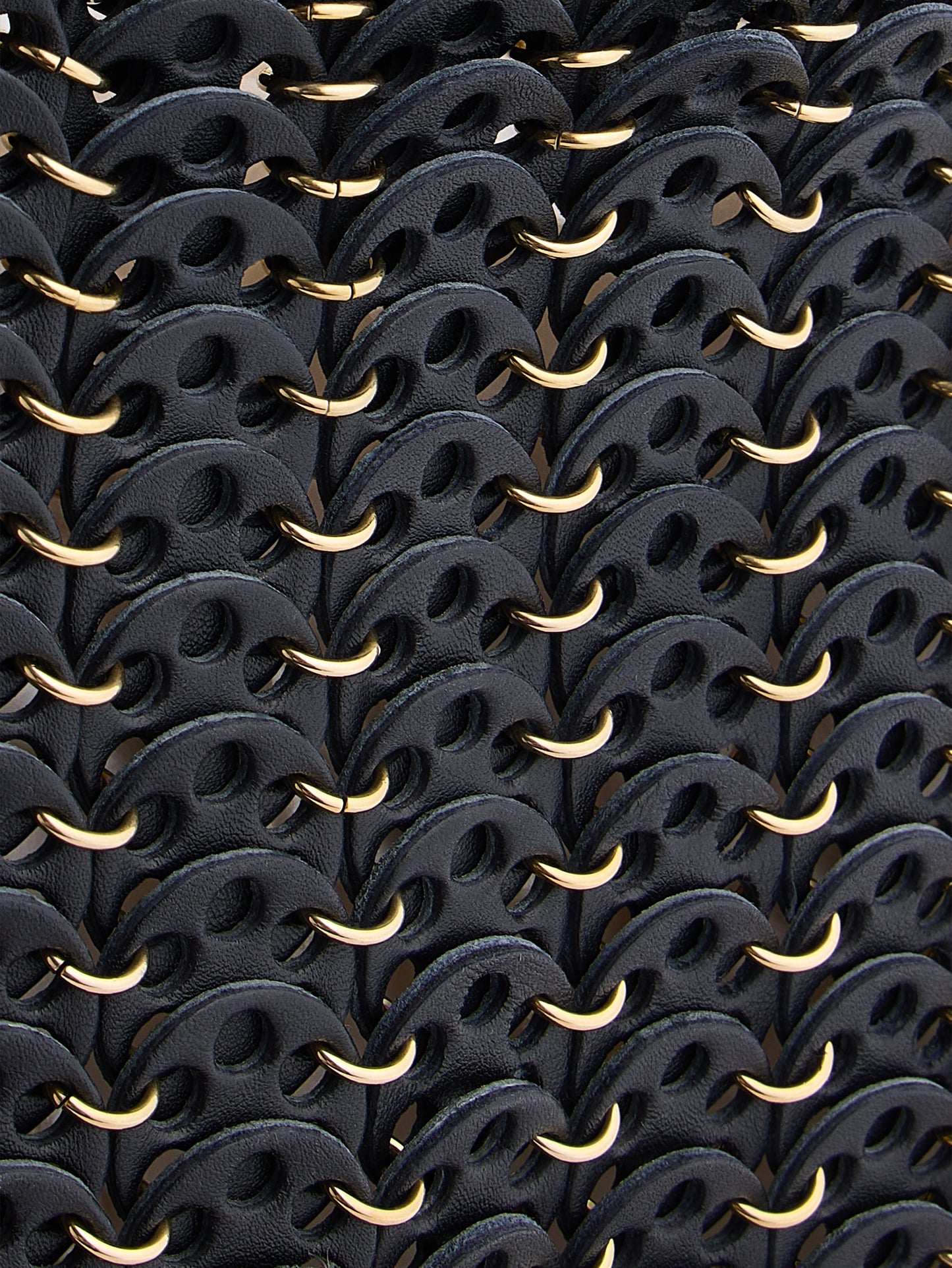 Sac Moon Hobo Flip en cuir réversible noir et or