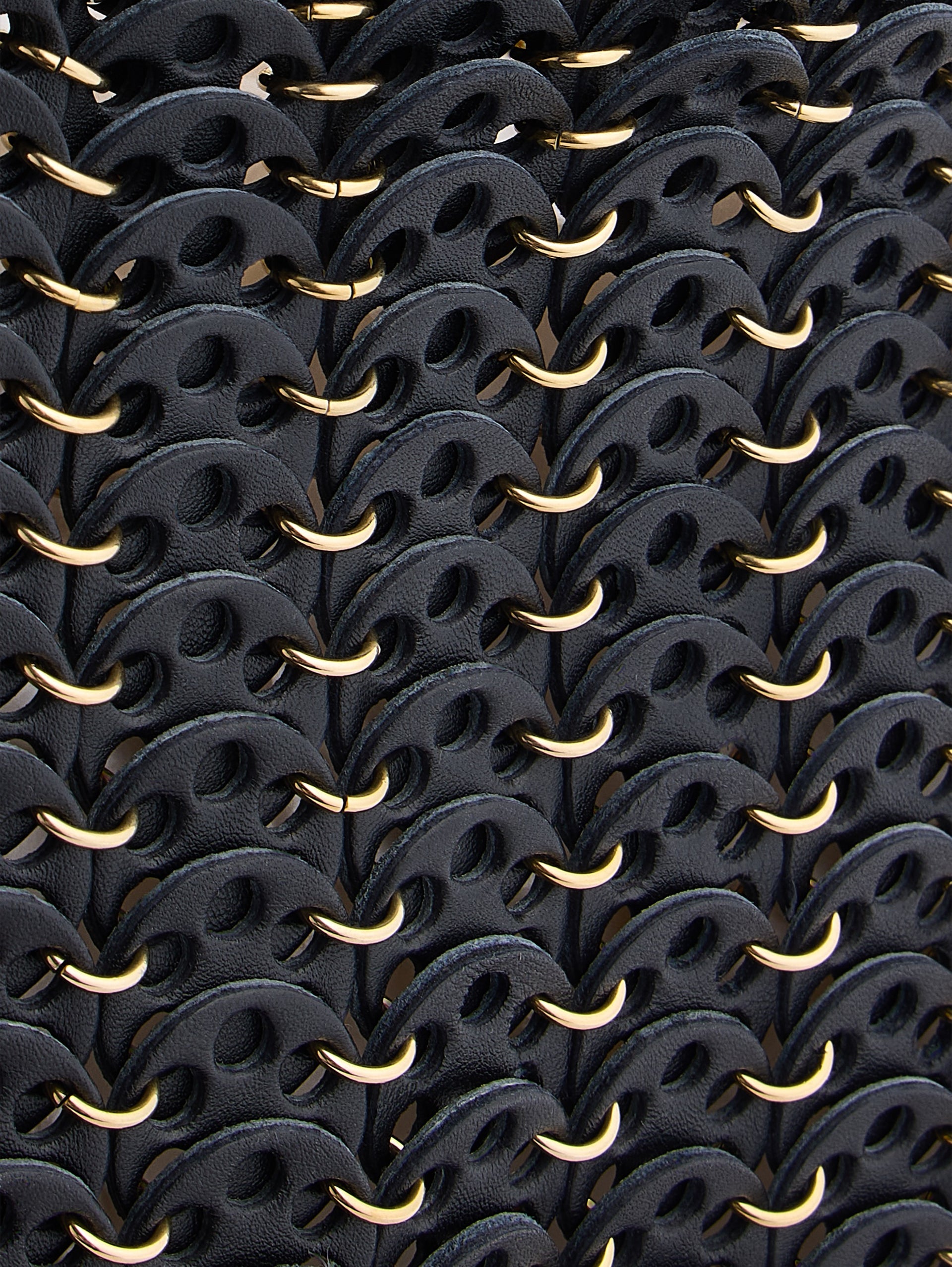 Sac Moon Hobo Flip en cuir réversible noir et or