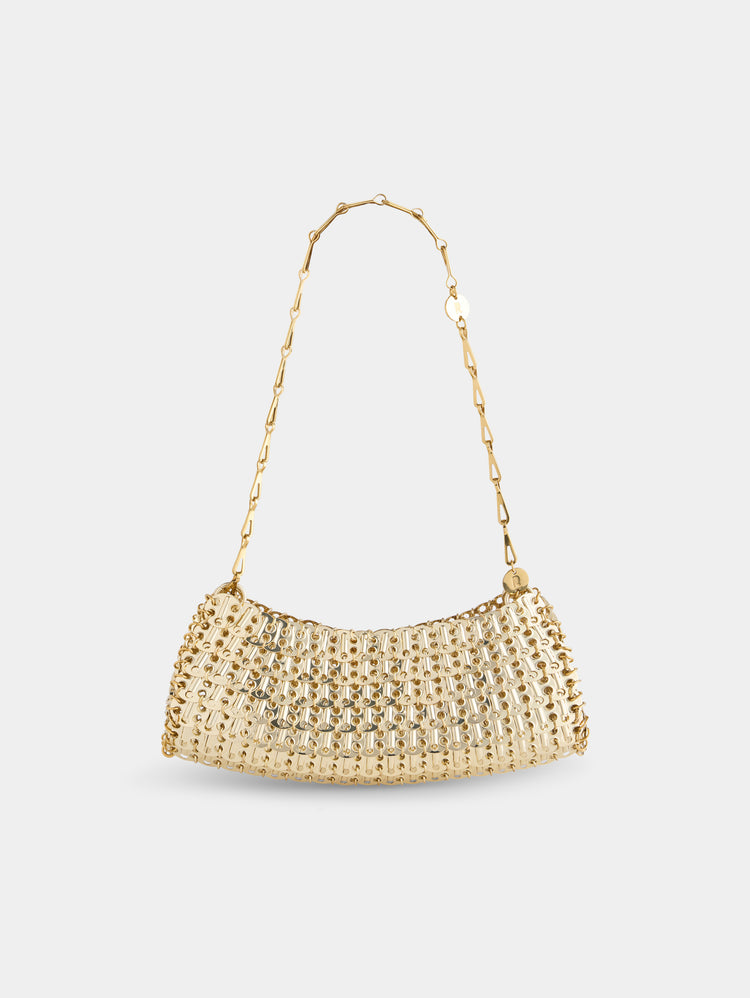 1969 clutch gold metal bag