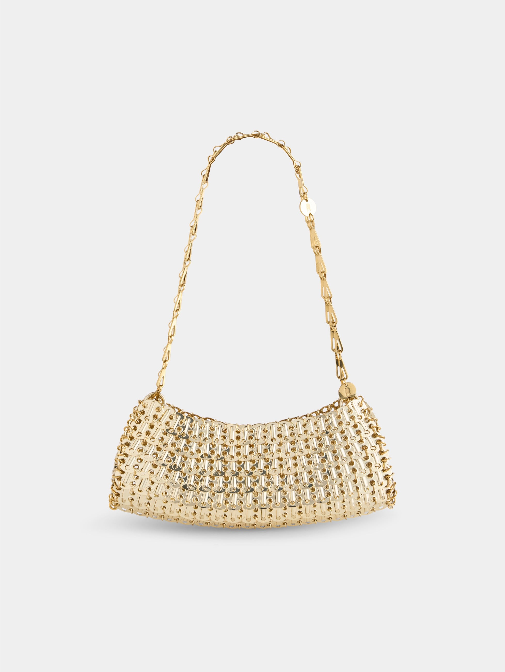 パコラバンヌ　ゴールド1969nano nag Iconic gold nano 1969 bag – Rabanne