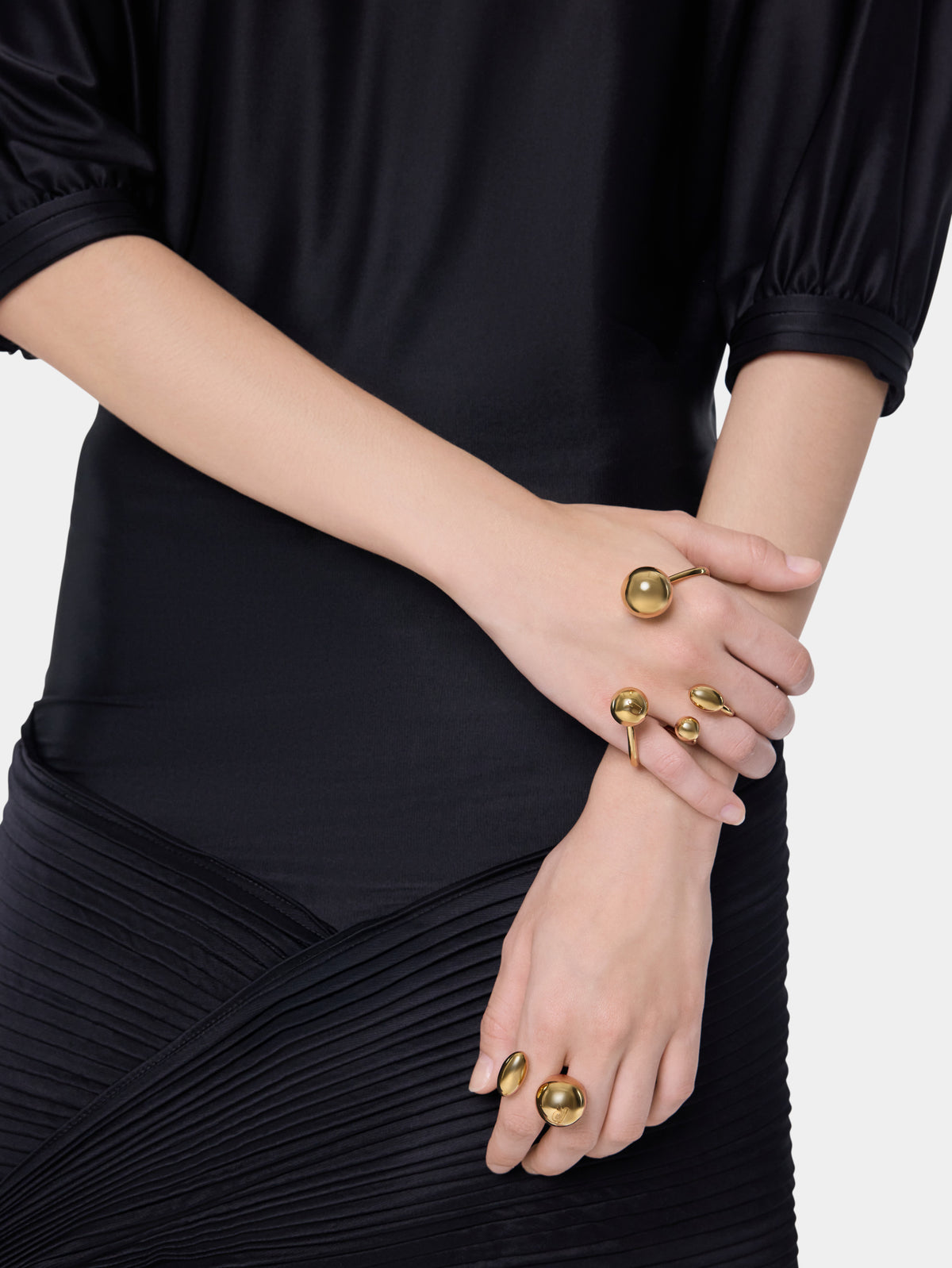Gold punk ring - Image 2