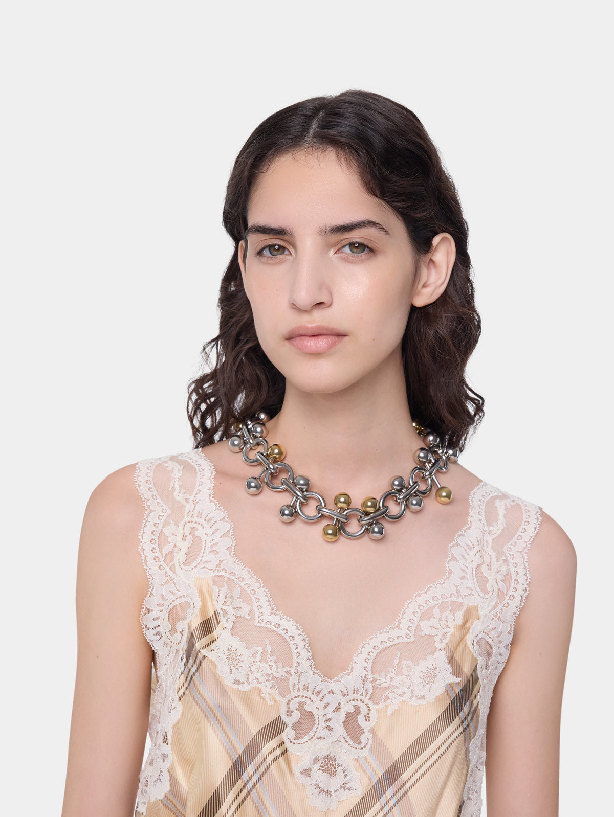 Bicolor archival-inspired necklace - Image 2