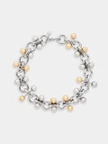 Bicolor archival-inspired necklace