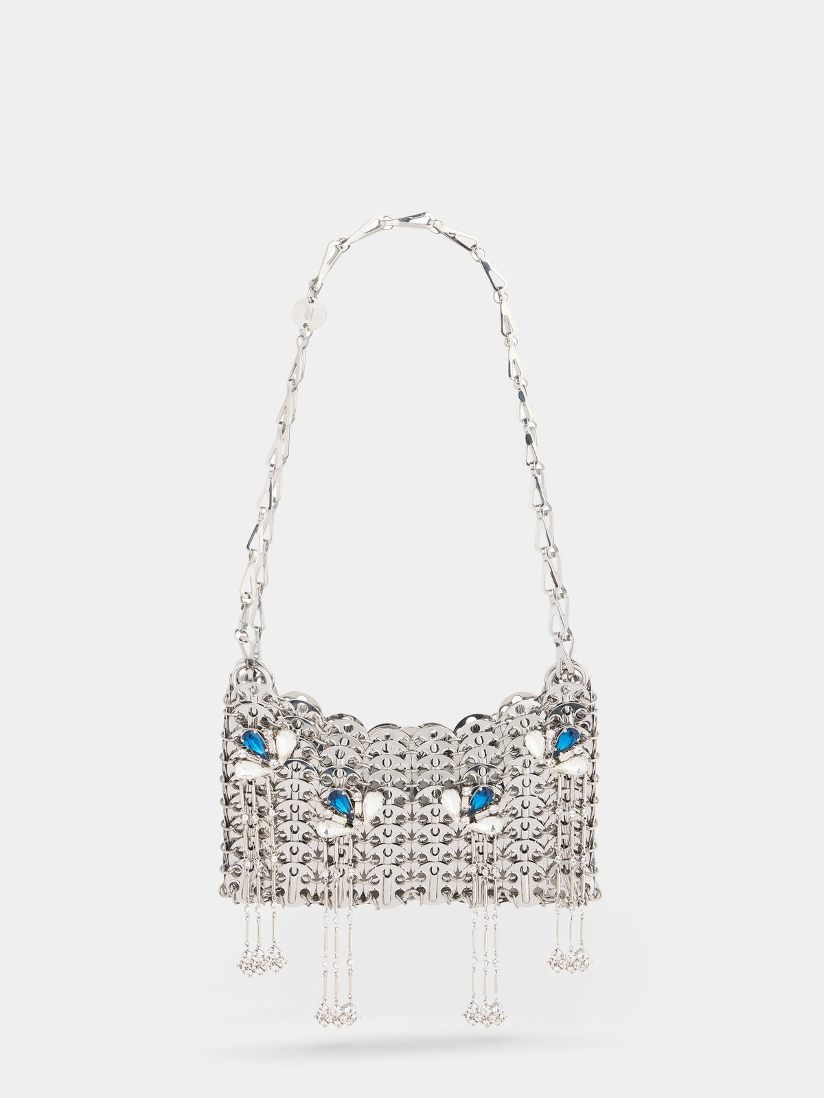 1969 Nano silver bag with blue and silver signature jewels - Image 1