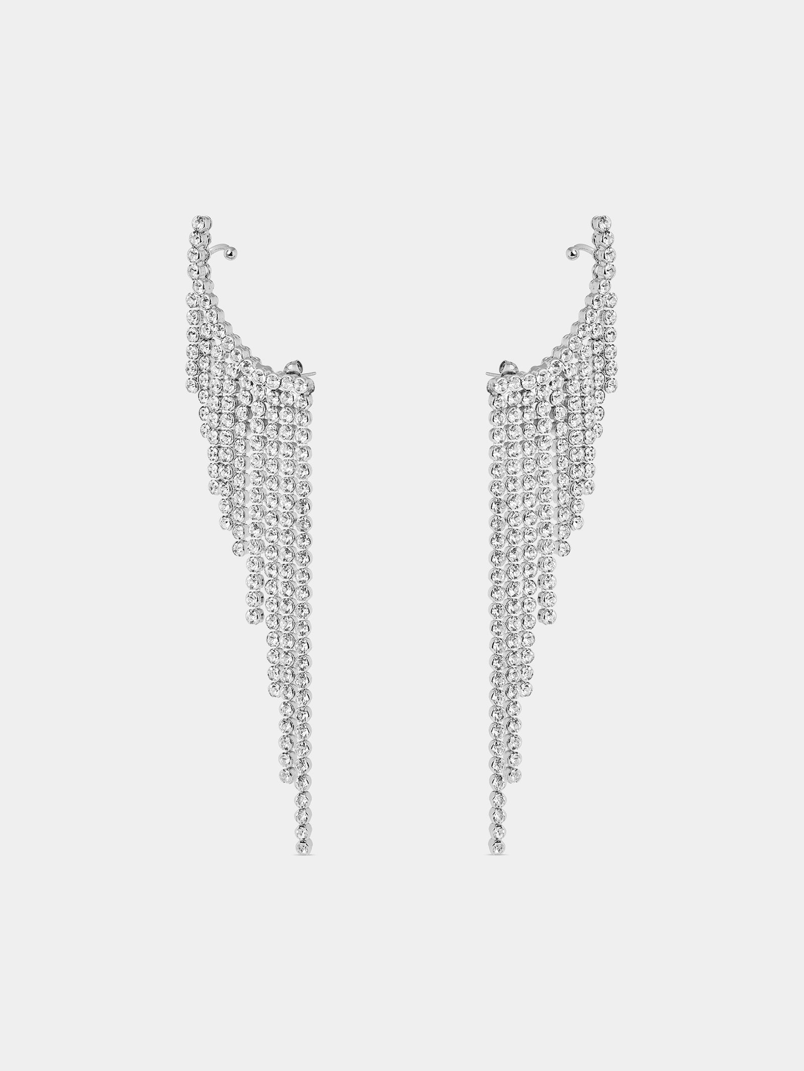 Crystal earrings position 1 - Image 1