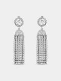 Crystal tassel earrings