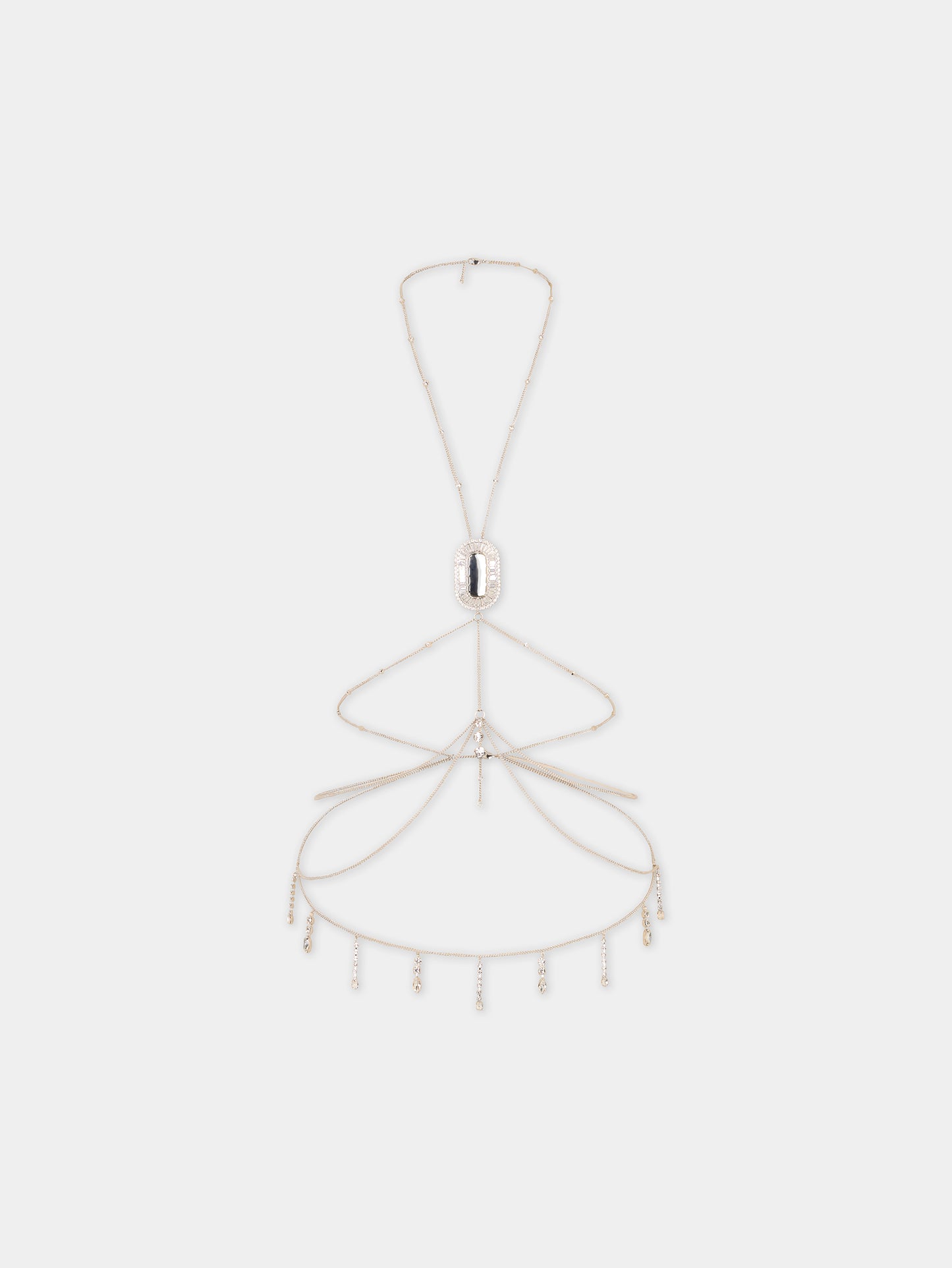 Body chain with strass