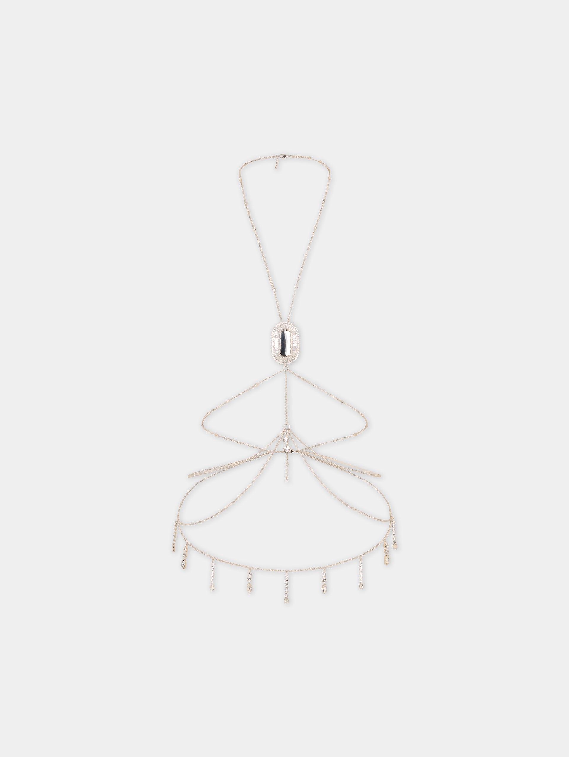 Body chain with strass