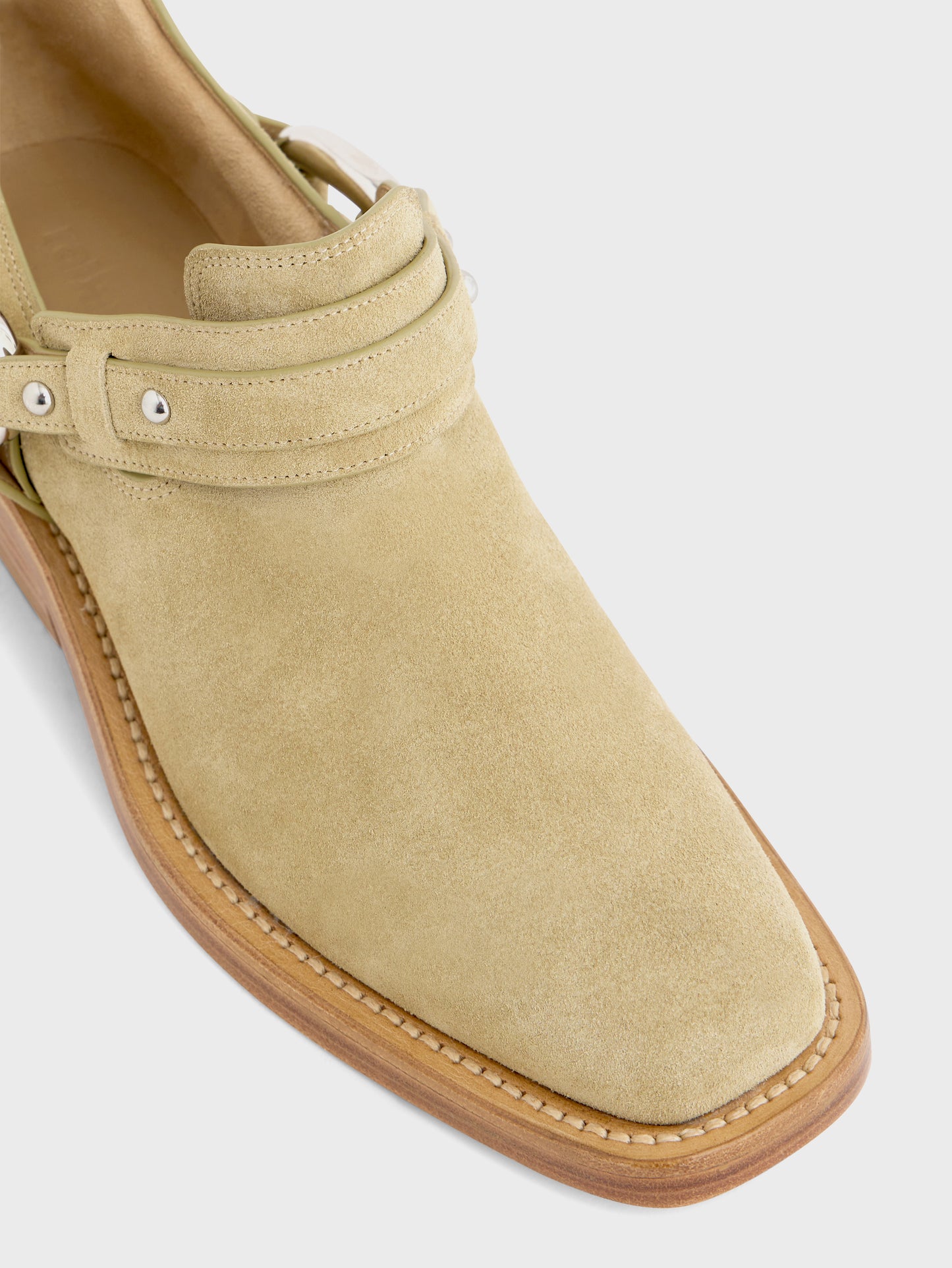 Biker ankle boots in leather