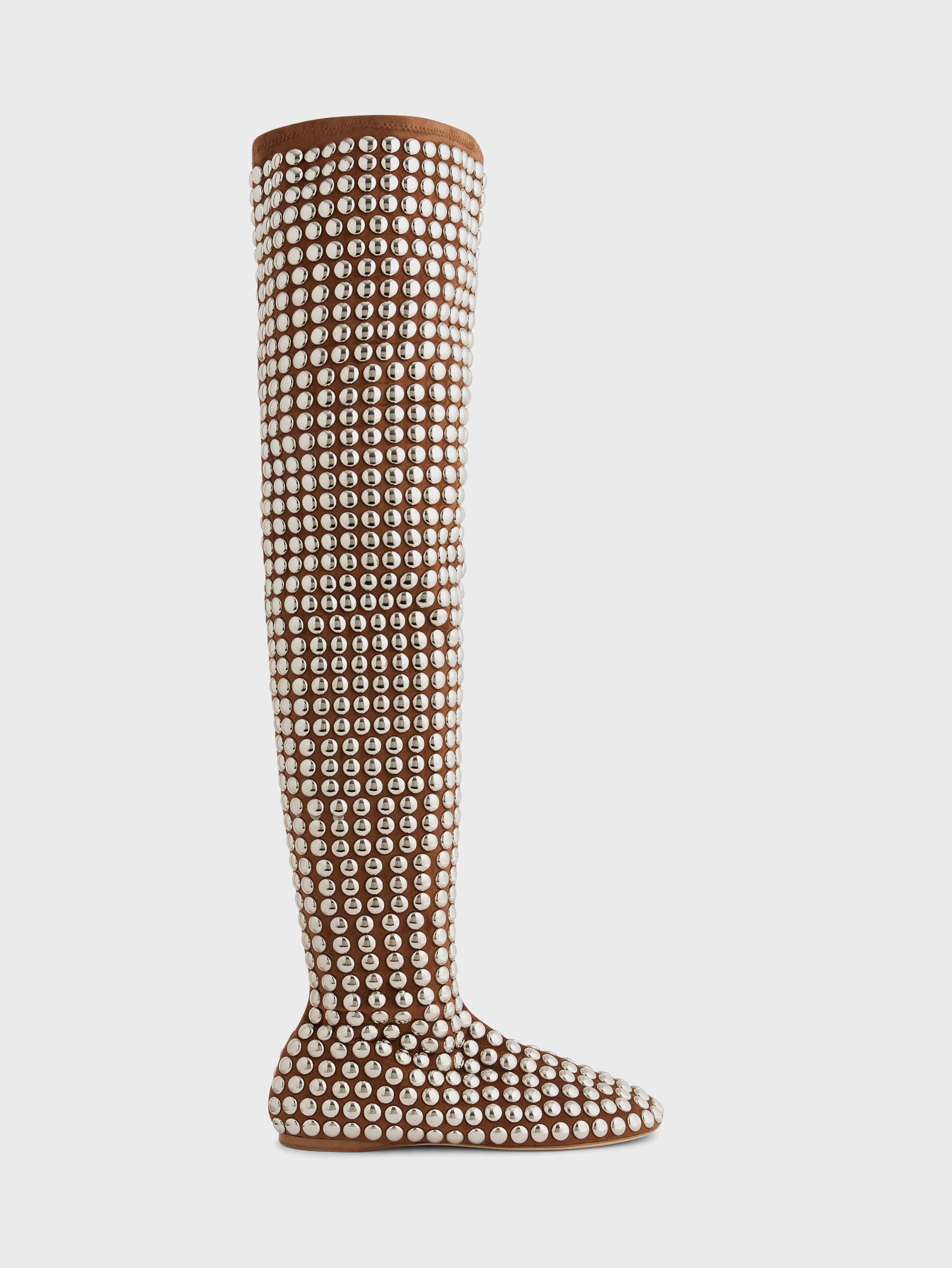 Thigh boots with studs position 1 - Image 1