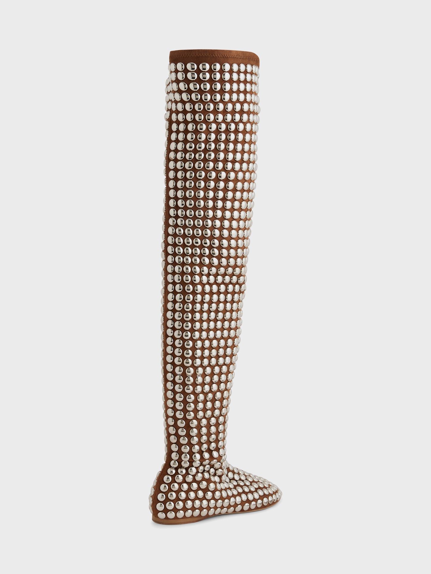 Thigh boots with studs