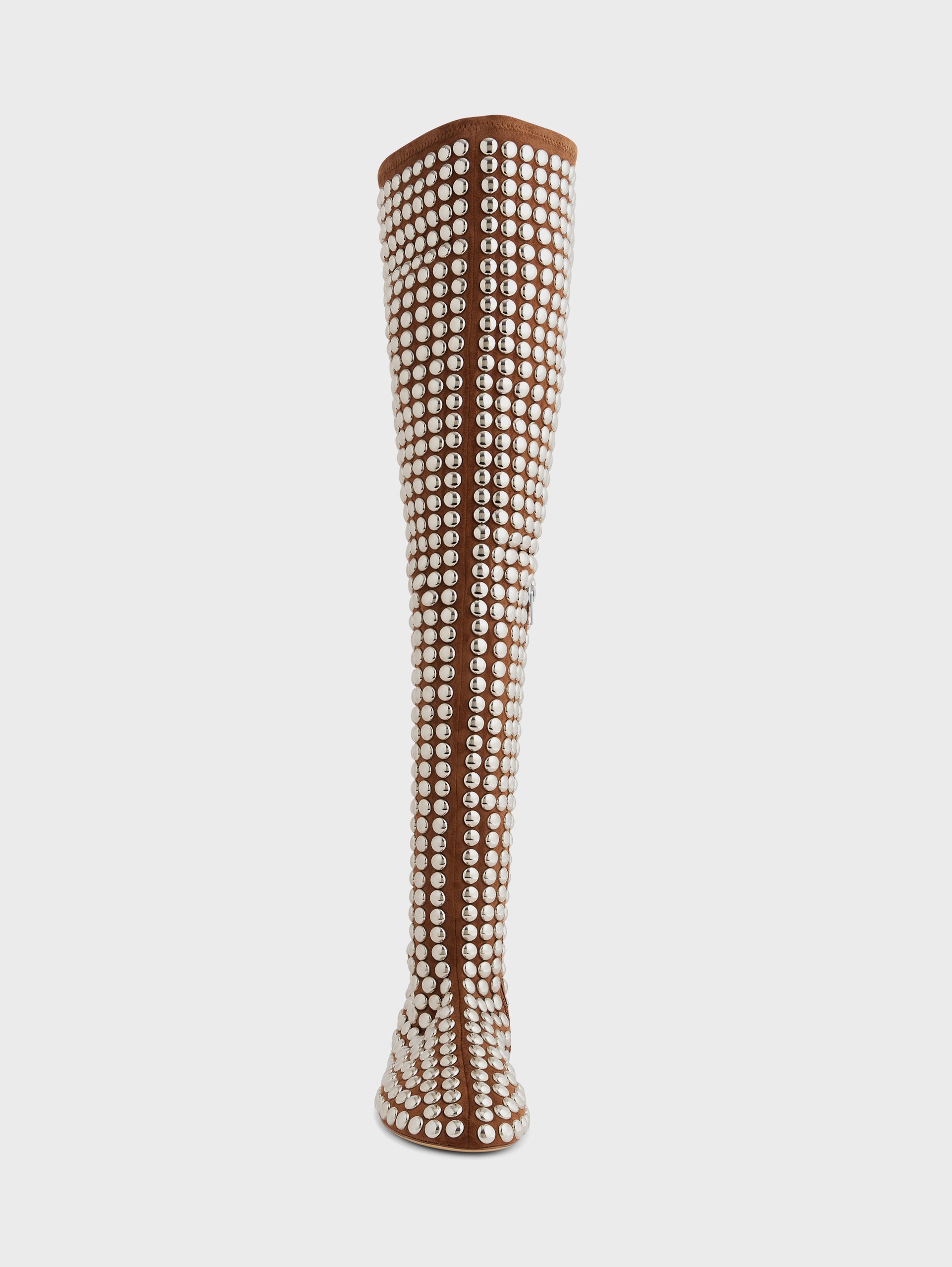 Thigh boots with studs