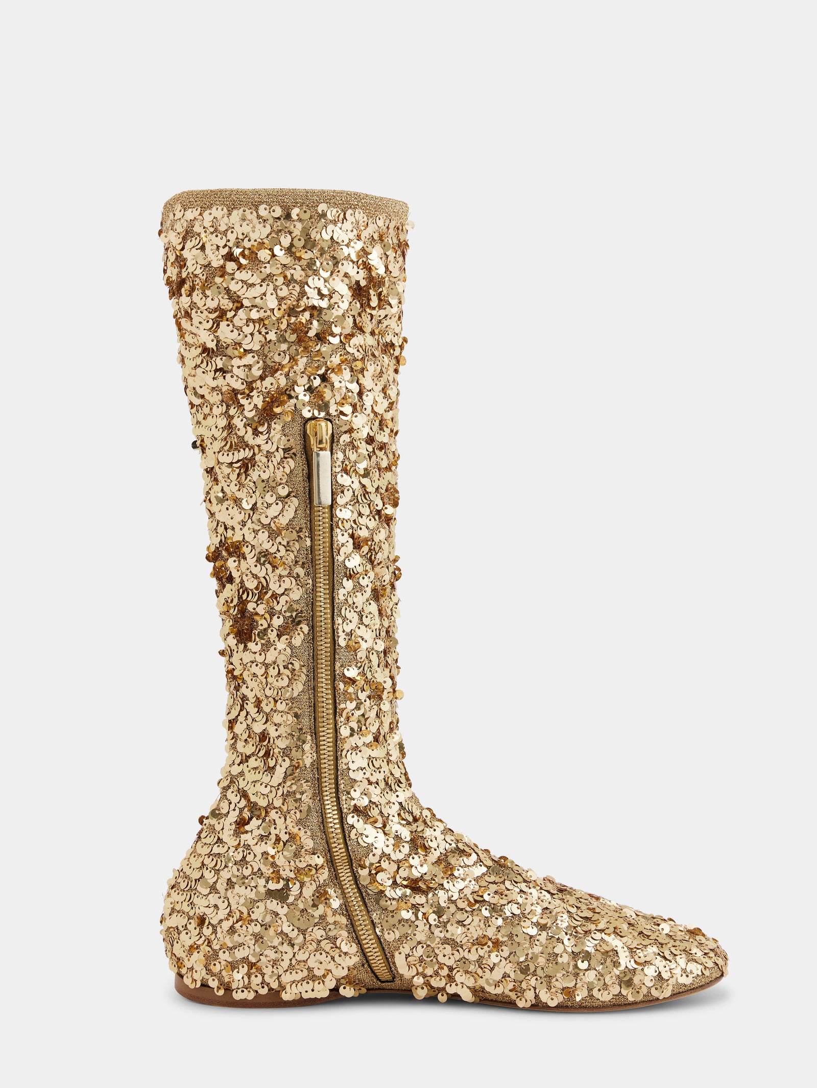 Boots with sequins gold position 1 - Image 1