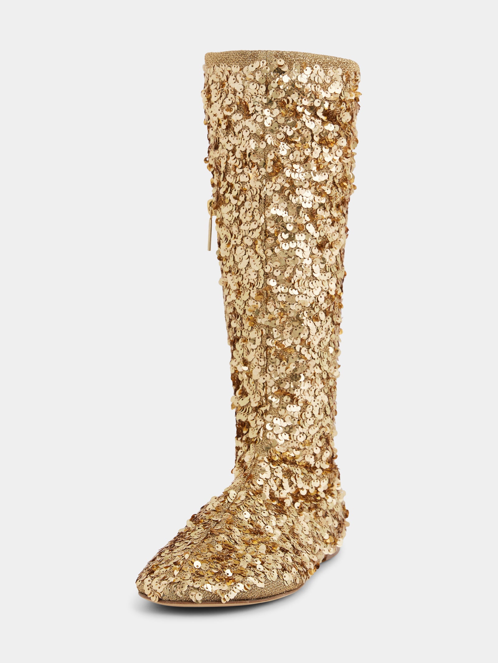 Boots with sequins gold position 2 - Image 2