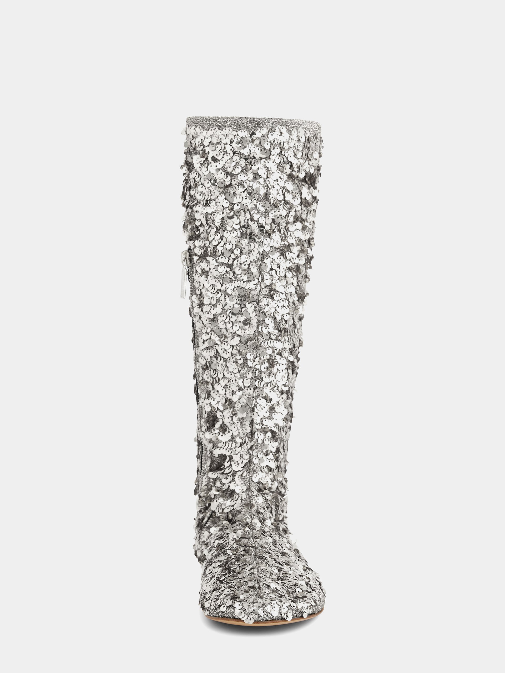 Boots with sequins