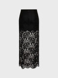 Lace midi skirt