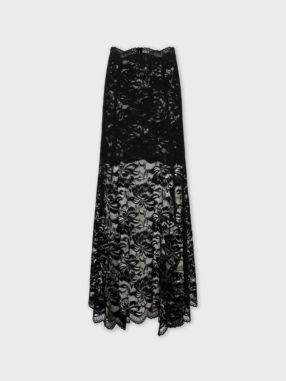Long flared lace skirt - Image 1