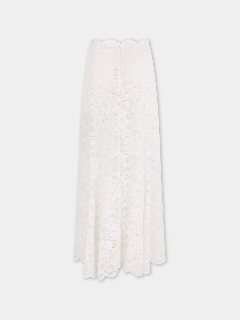 Long flared lace skirt - Image 2